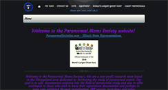 Desktop Screenshot of paranormalmomssociety.com